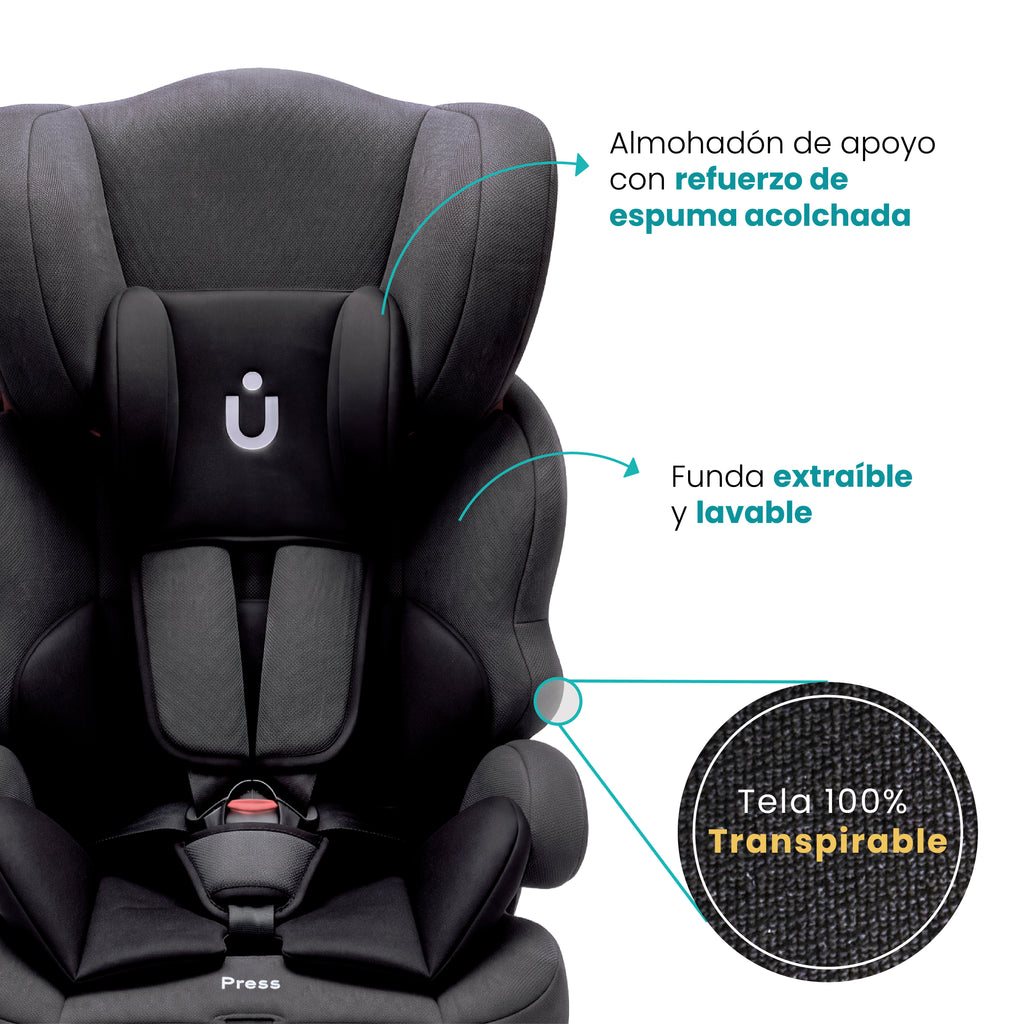 Autoasiento PIPÓN- Booster Isofix 9-36Kg
