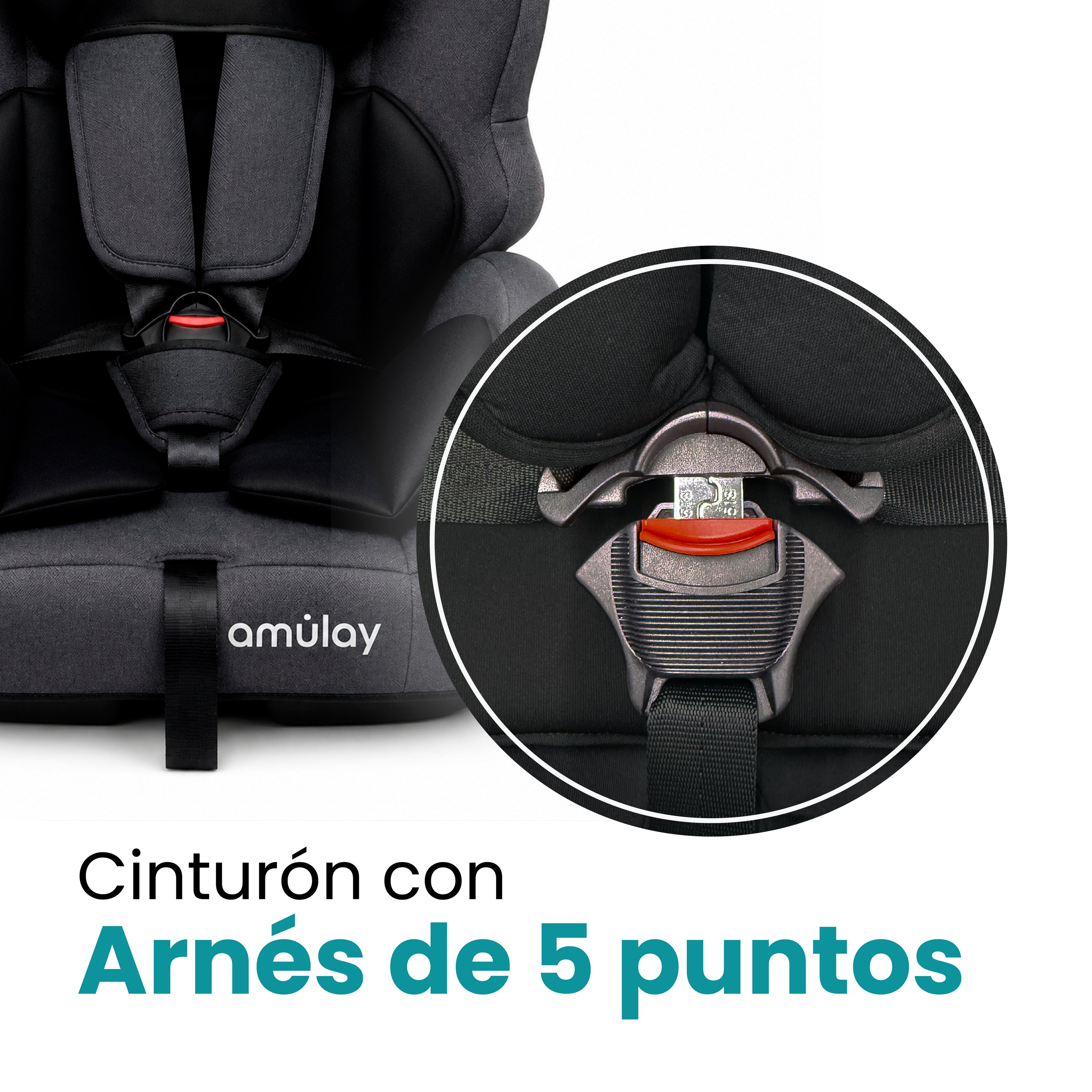 Autoasiento PIPÓN- Booster Isofix 9-36Kg