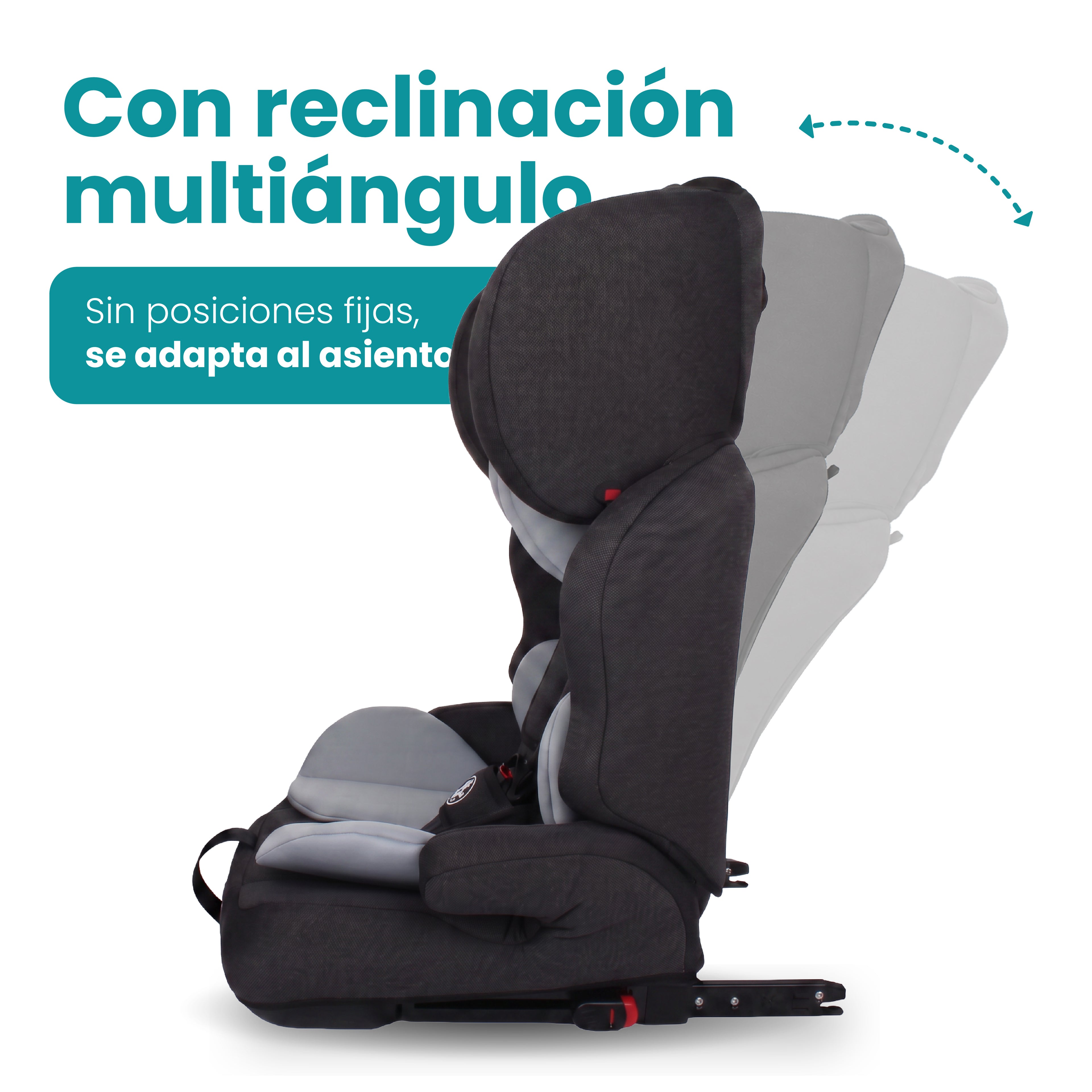 Autoasiento PIPÓN- Booster Isofix 9-36Kg