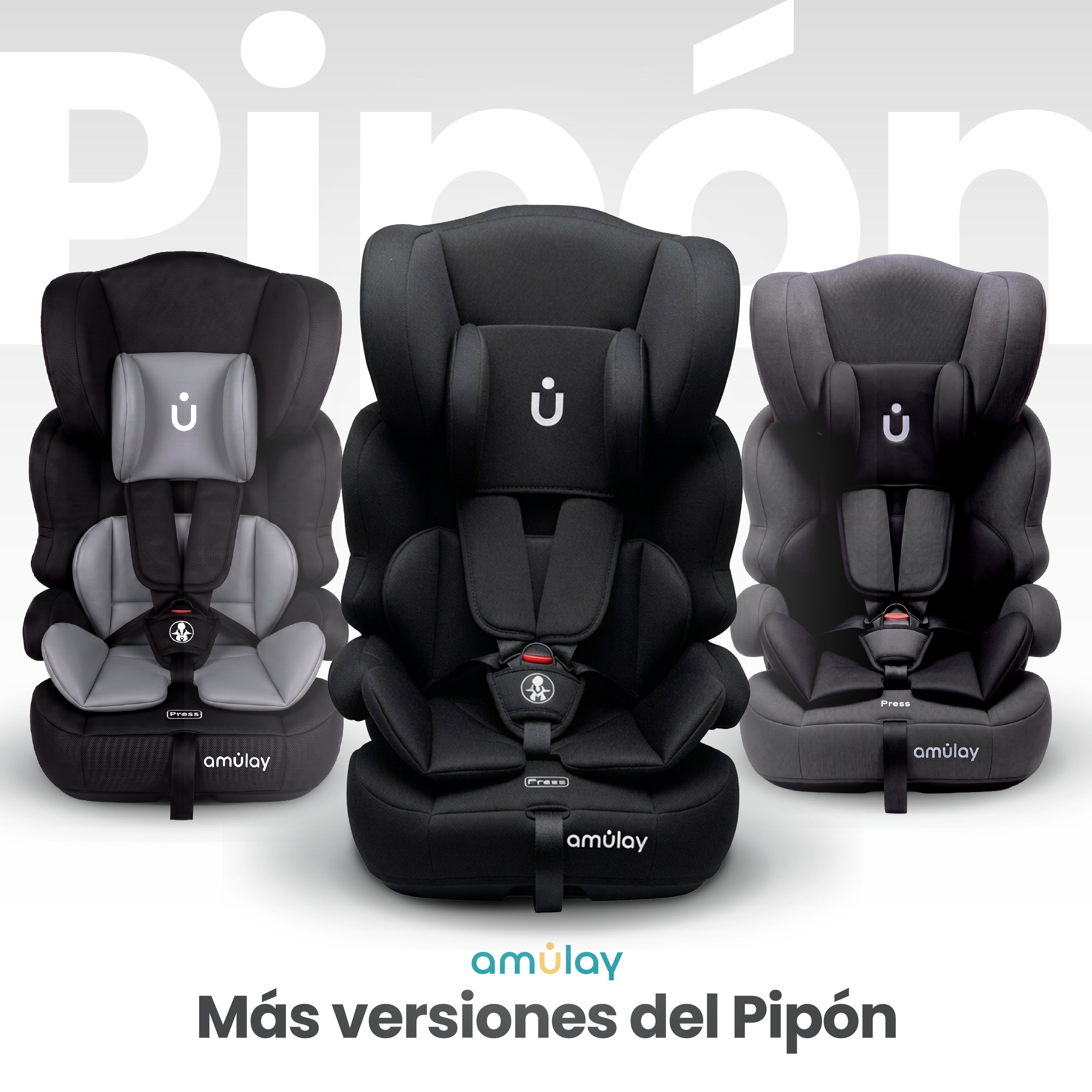 Autoasiento PIPÓN- Booster Isofix 9-36Kg