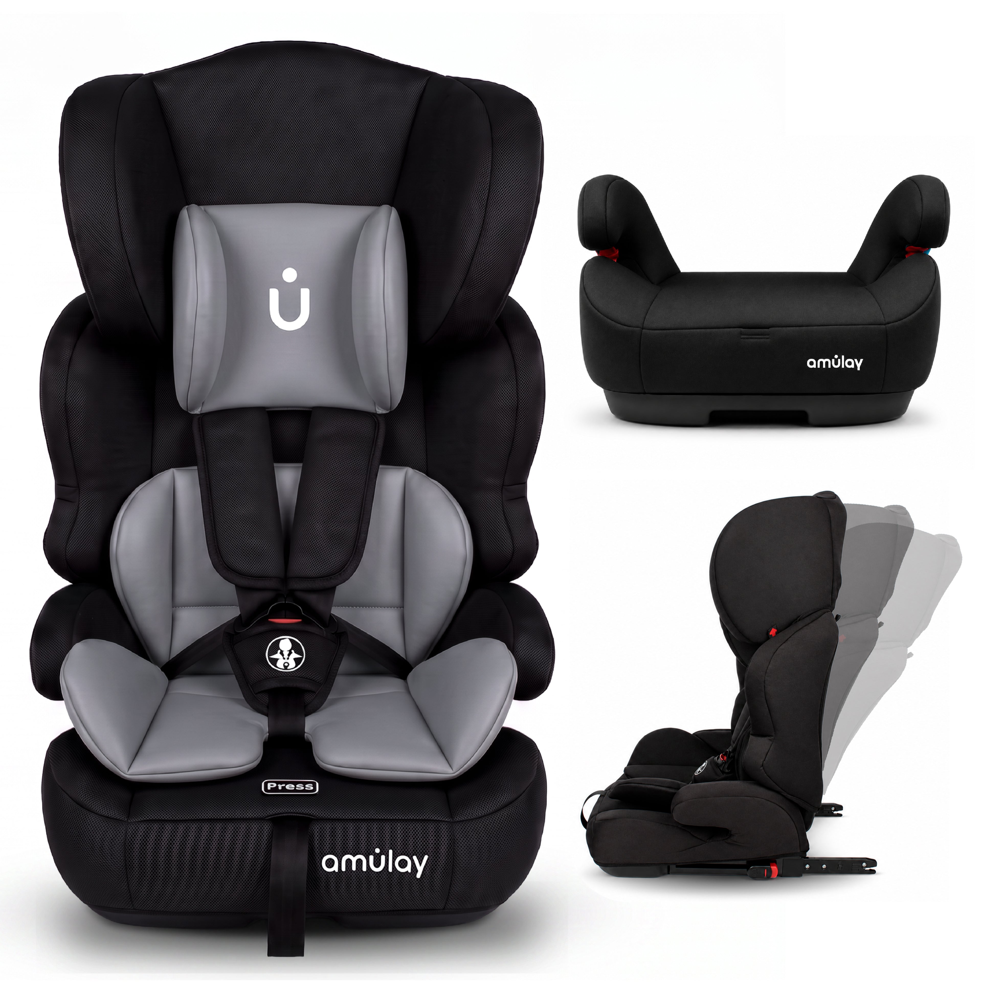 Autoasiento PIPÓN- Booster Isofix 9-36Kg