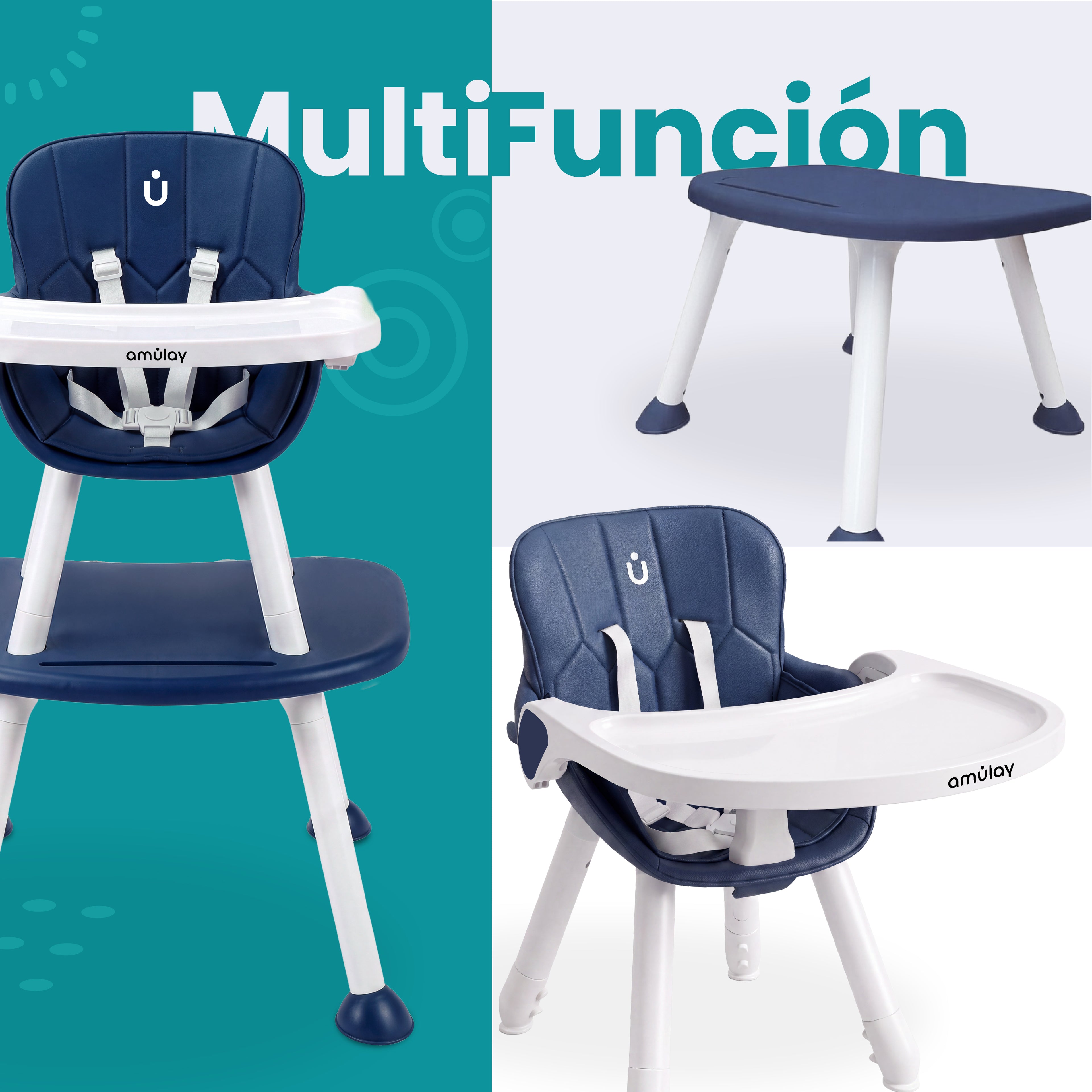 Silla Alta Periquera NUBA 3 En 1