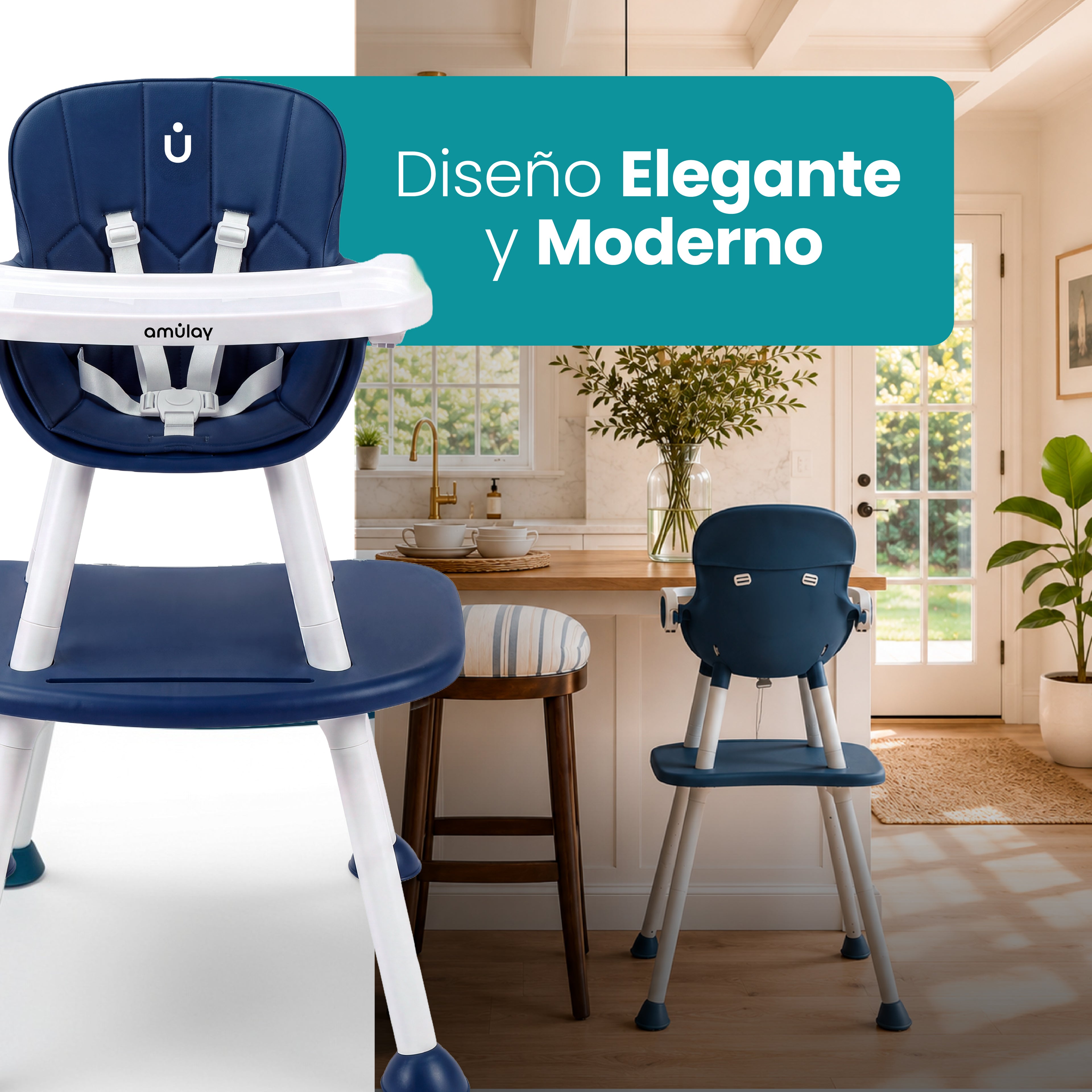 Silla Alta Periquera NUBA 3 En 1