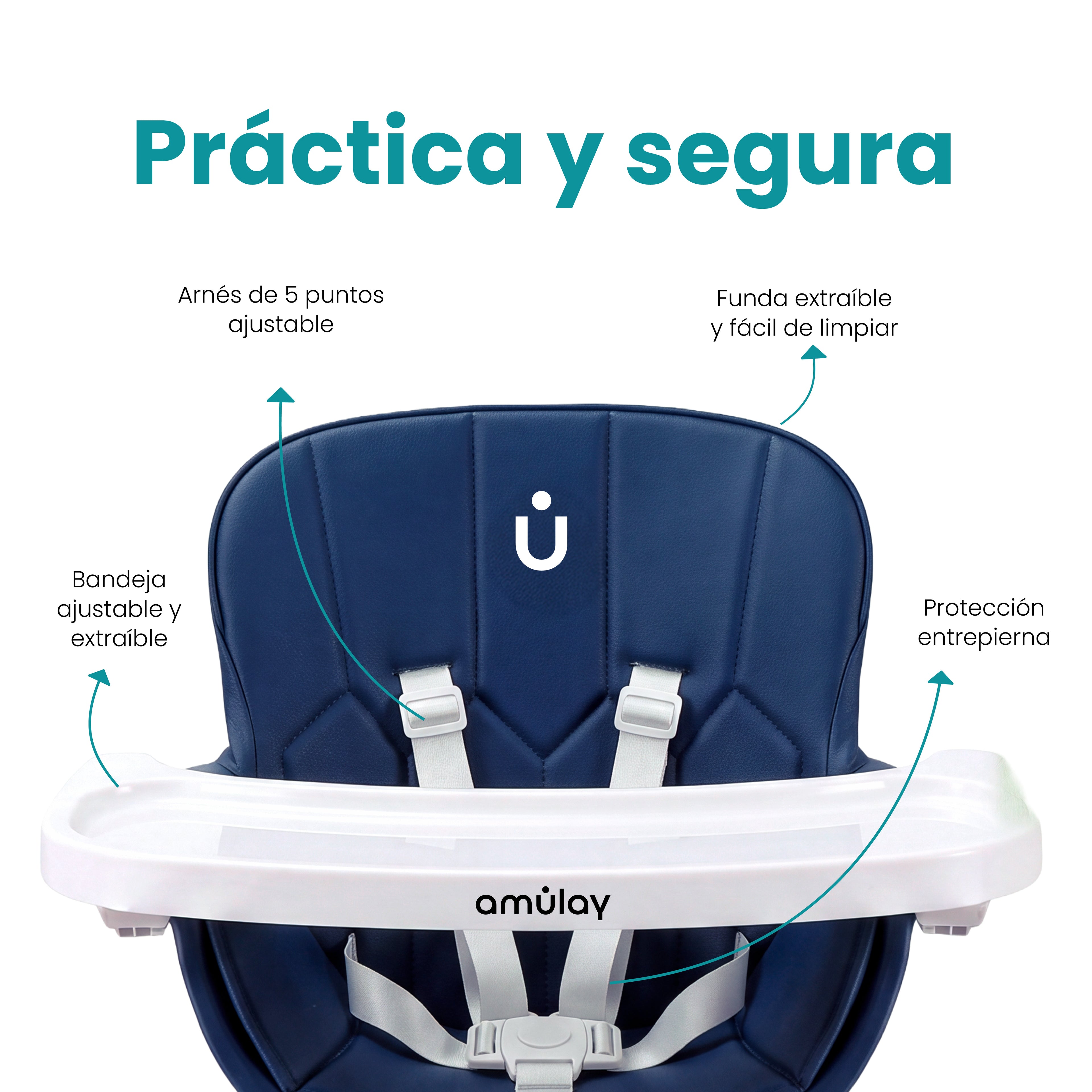 Silla Alta Periquera NUBA 3 En 1