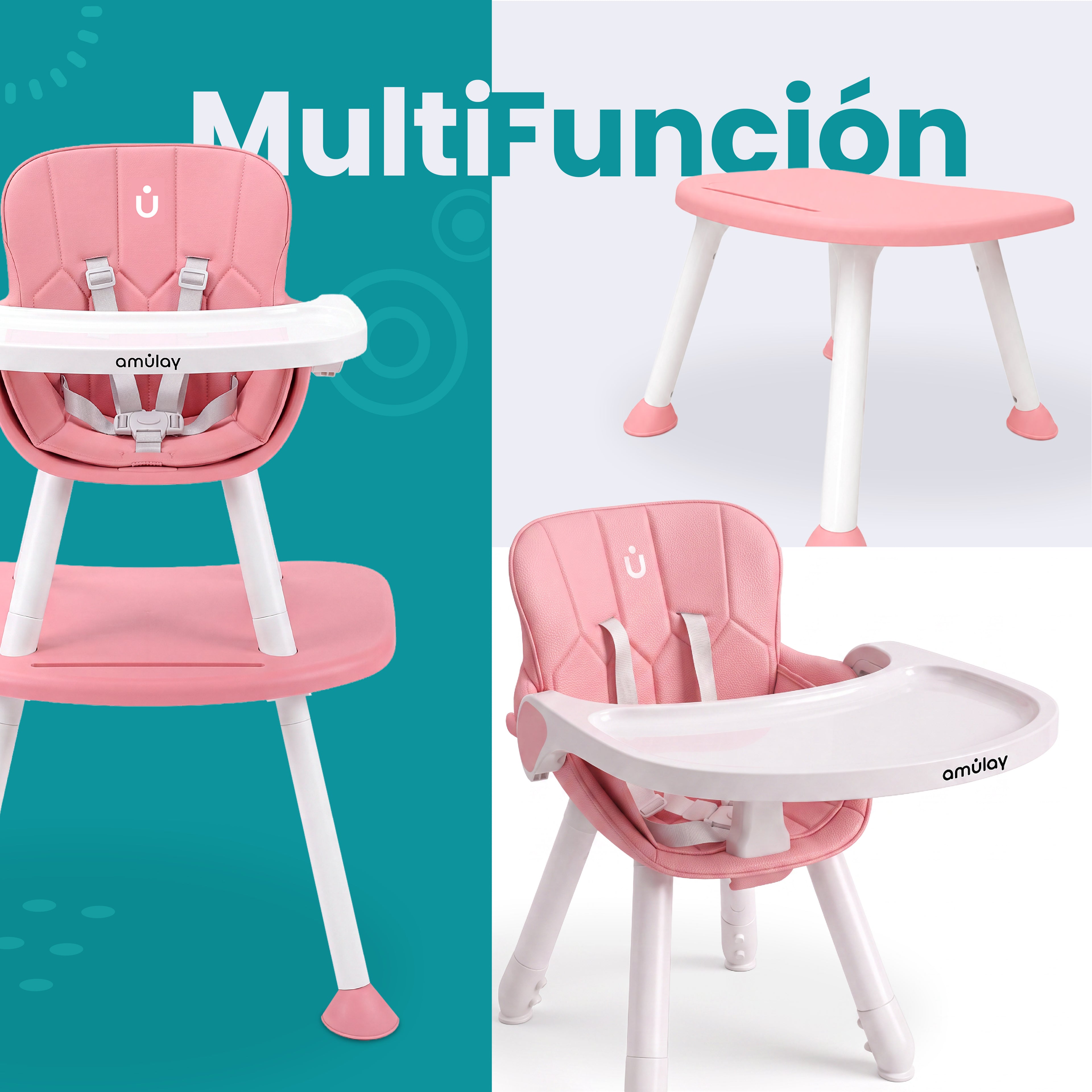 Silla Alta Periquera NUBA 3 En 1