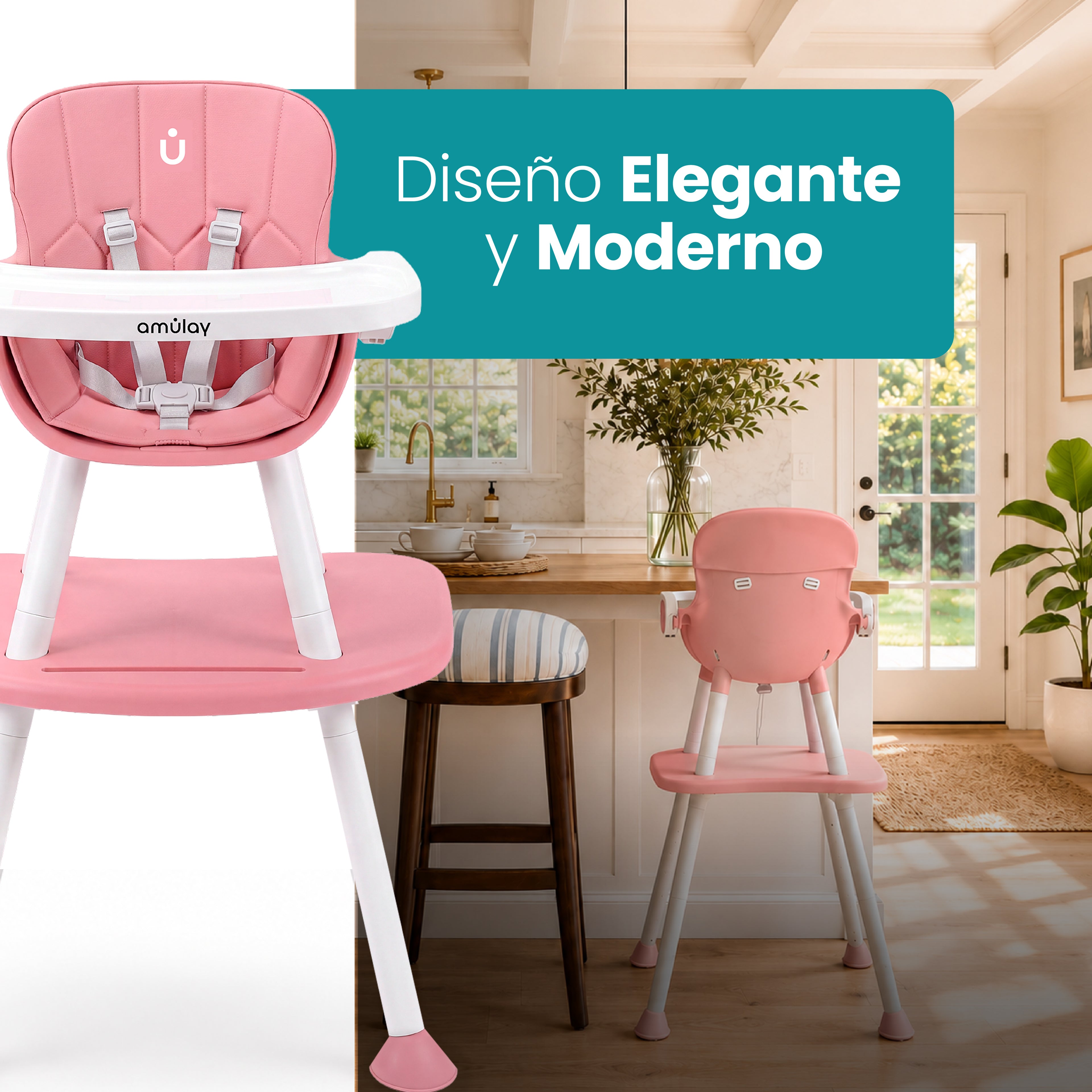 Silla Alta Periquera NUBA 3 En 1
