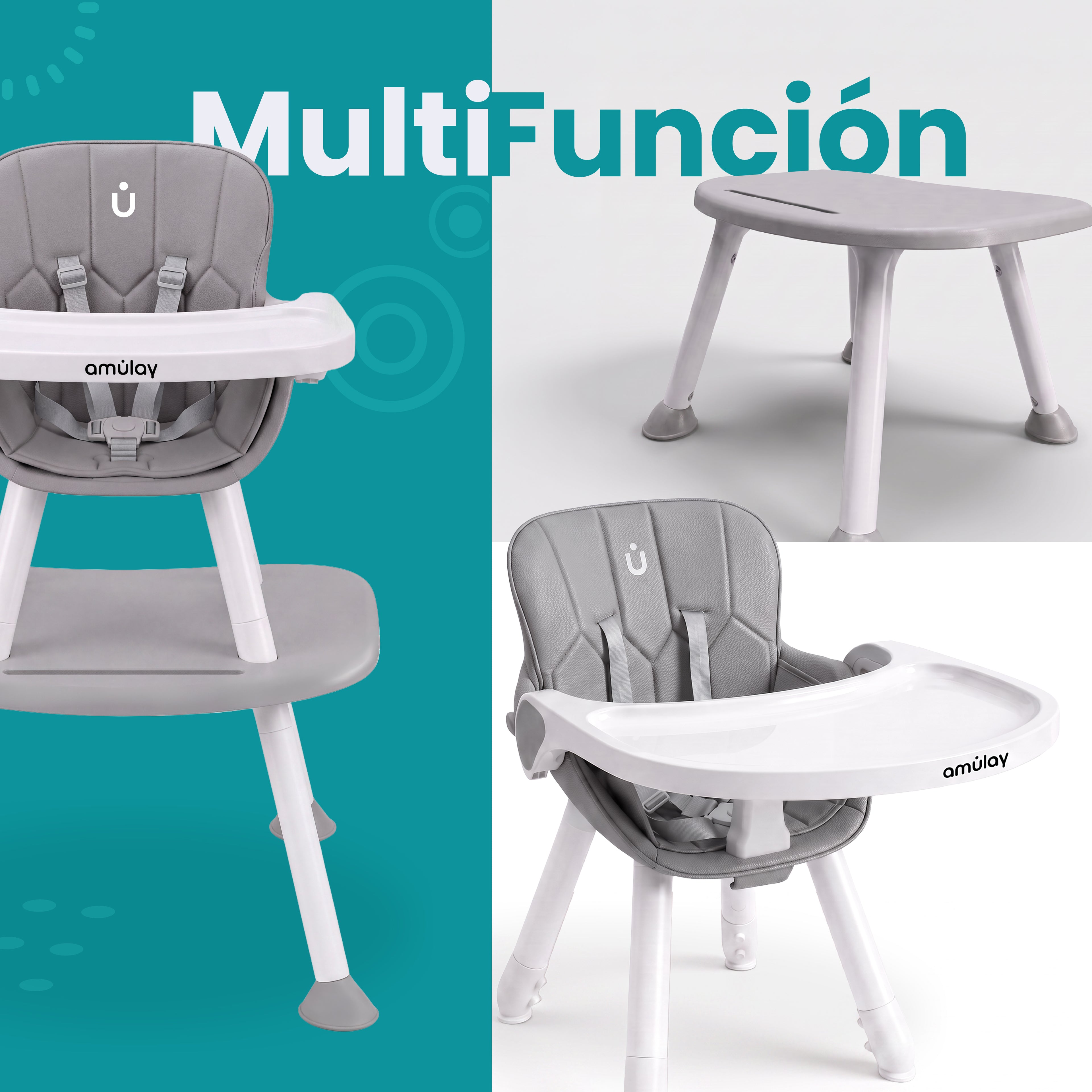 Silla Alta Periquera NUBA 3 En 1