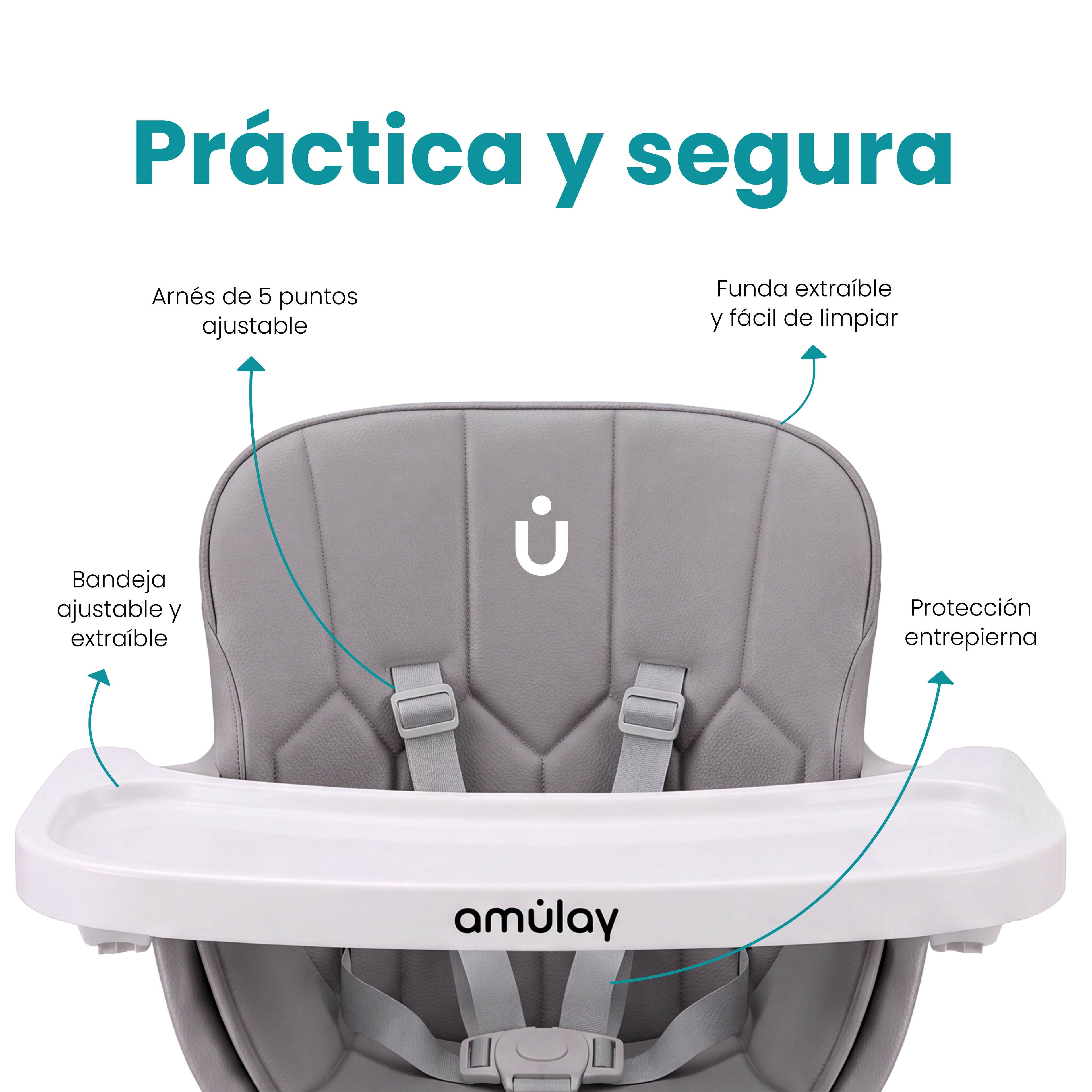 Silla Alta Periquera NUBA 3 En 1