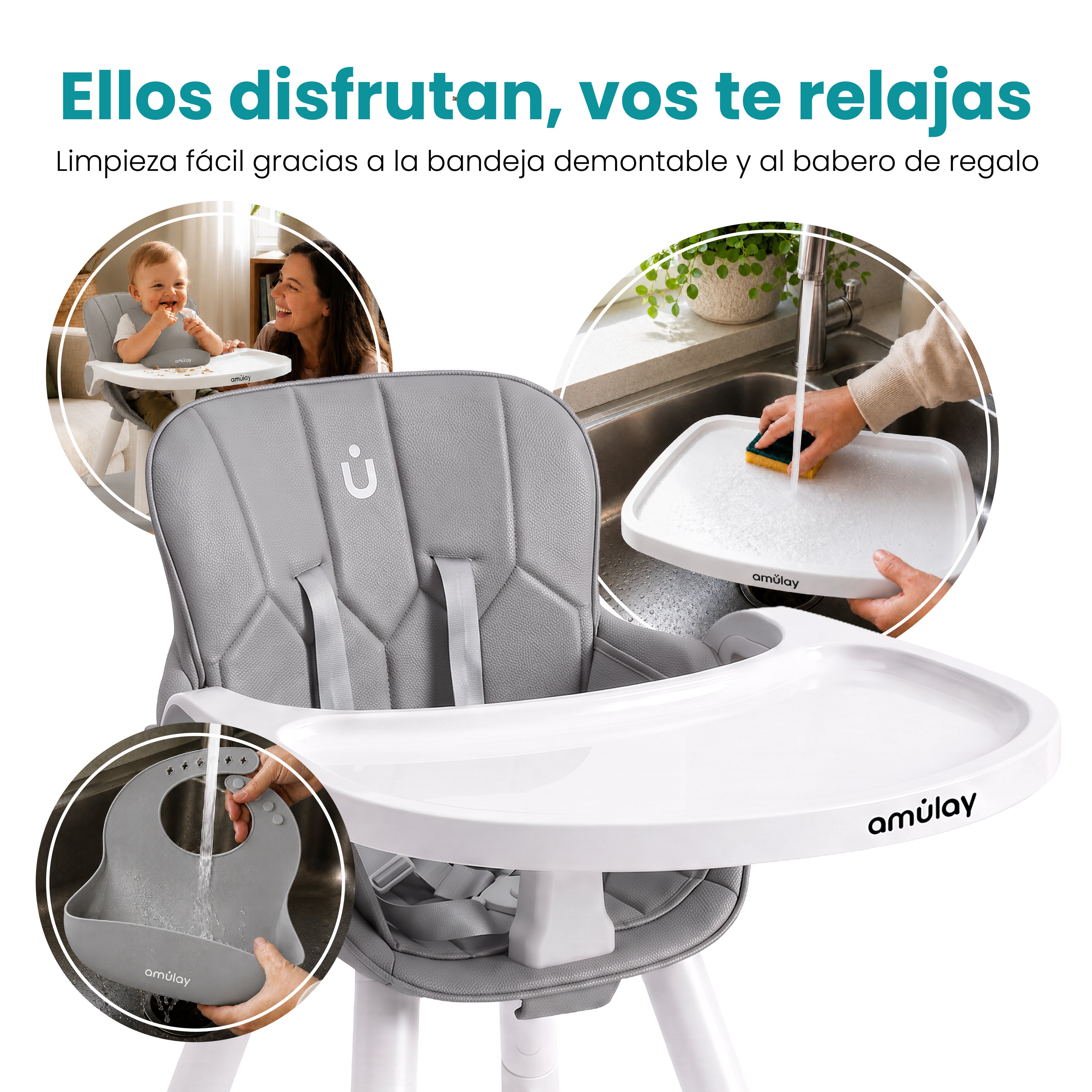 Silla Alta Periquera NUBA 3 En 1