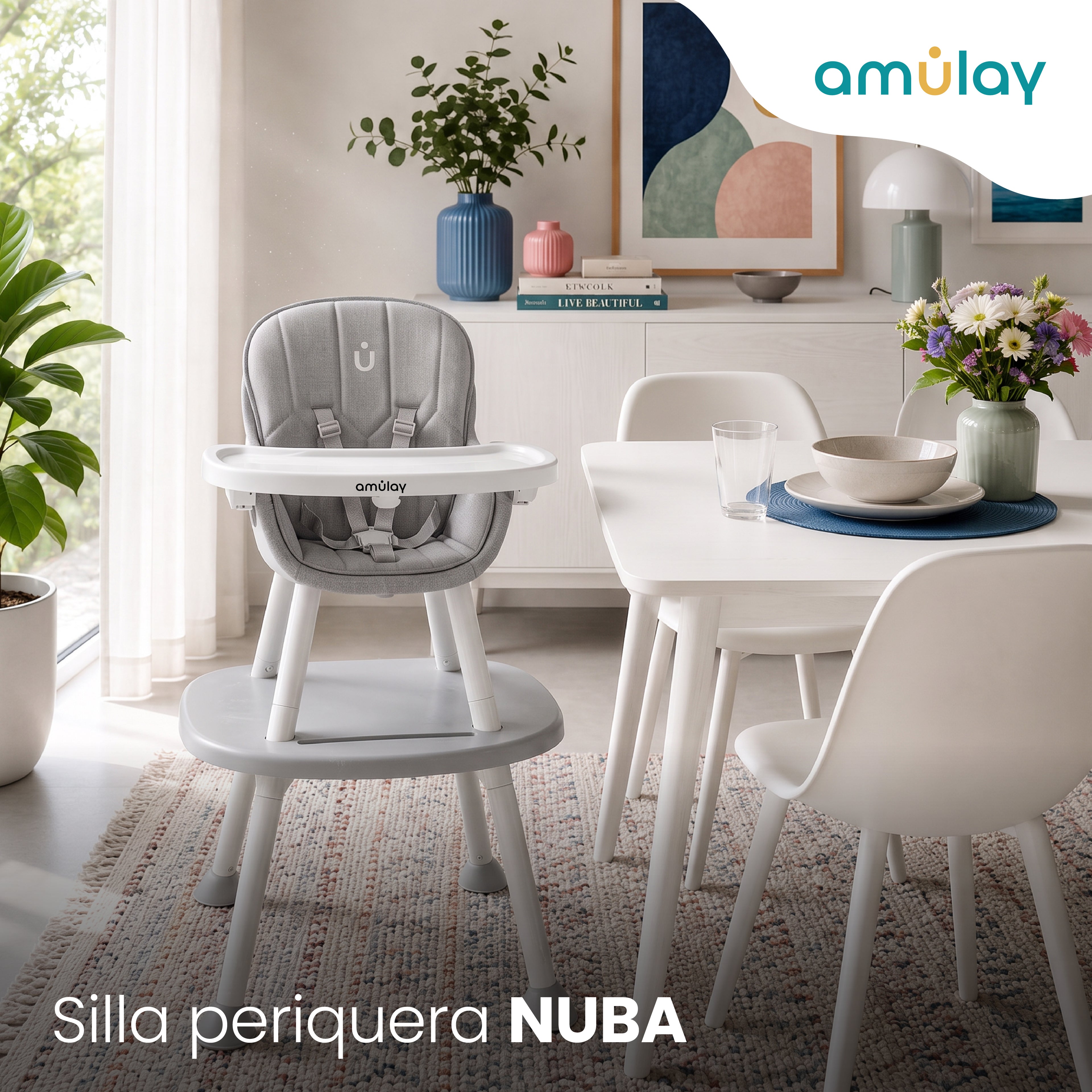 Silla Alta Periquera NUBA 3 En 1