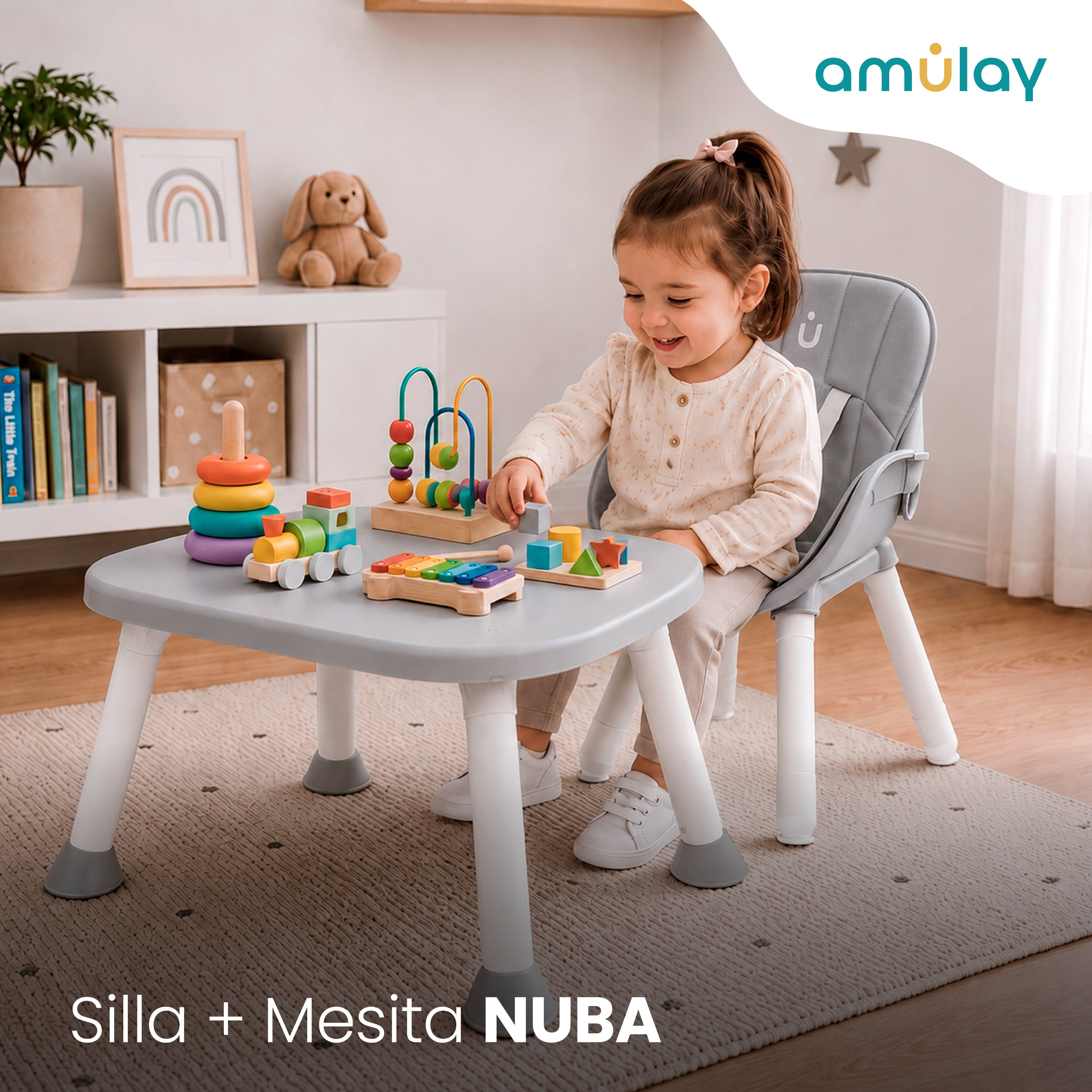 Silla Alta Periquera NUBA 3 En 1