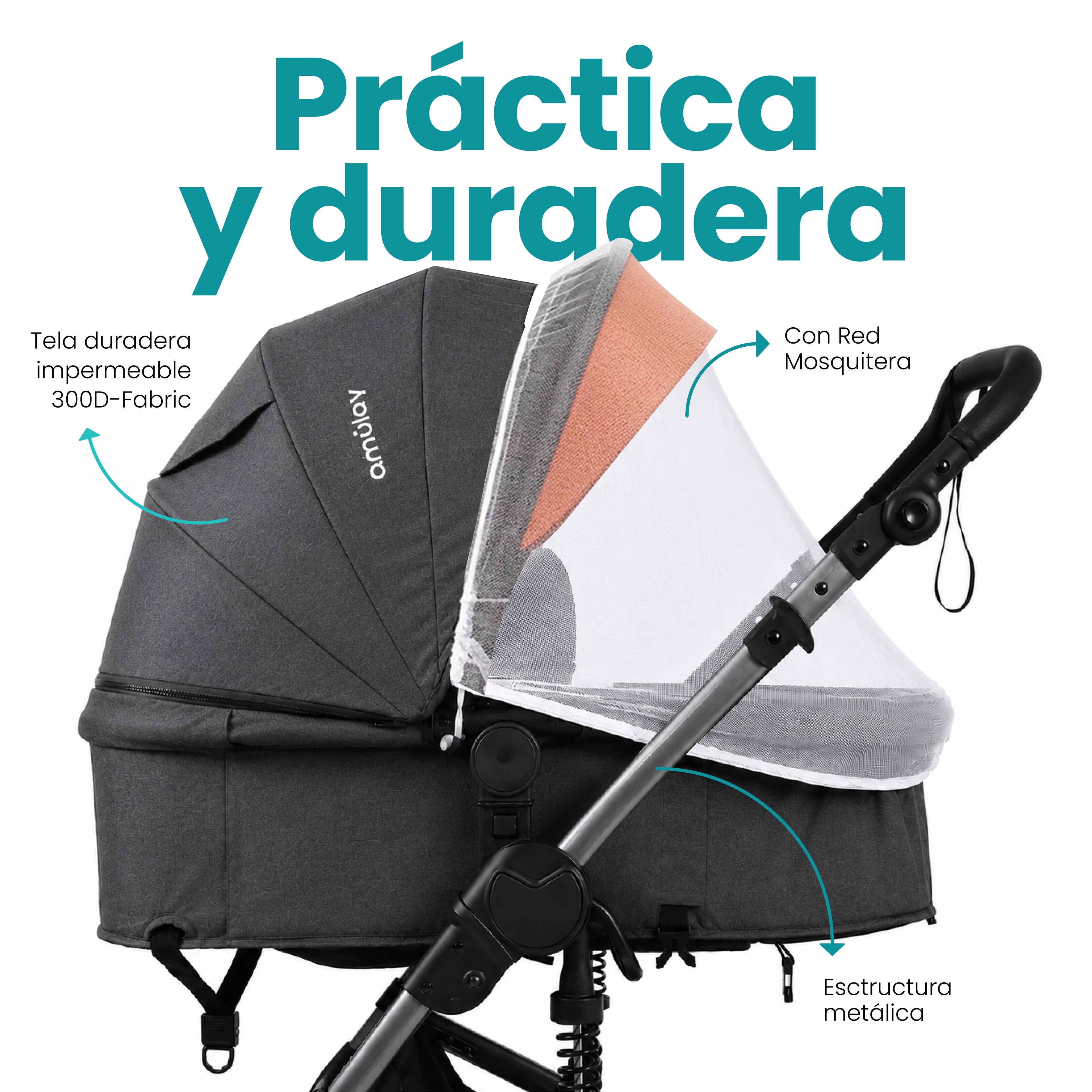 Carriola Con Portabebé Kobu