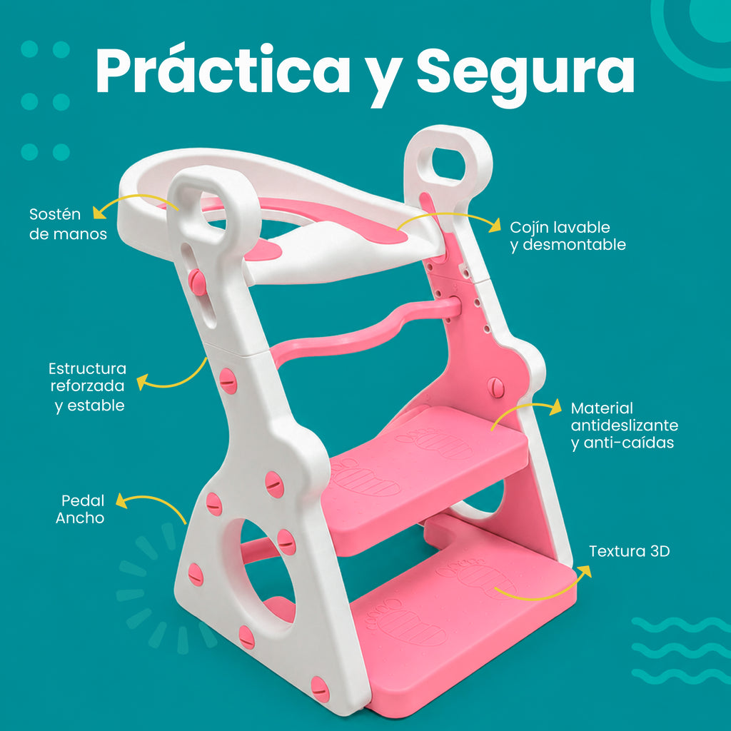 Entrenador Infantil de Baño Poppy 3 en 1