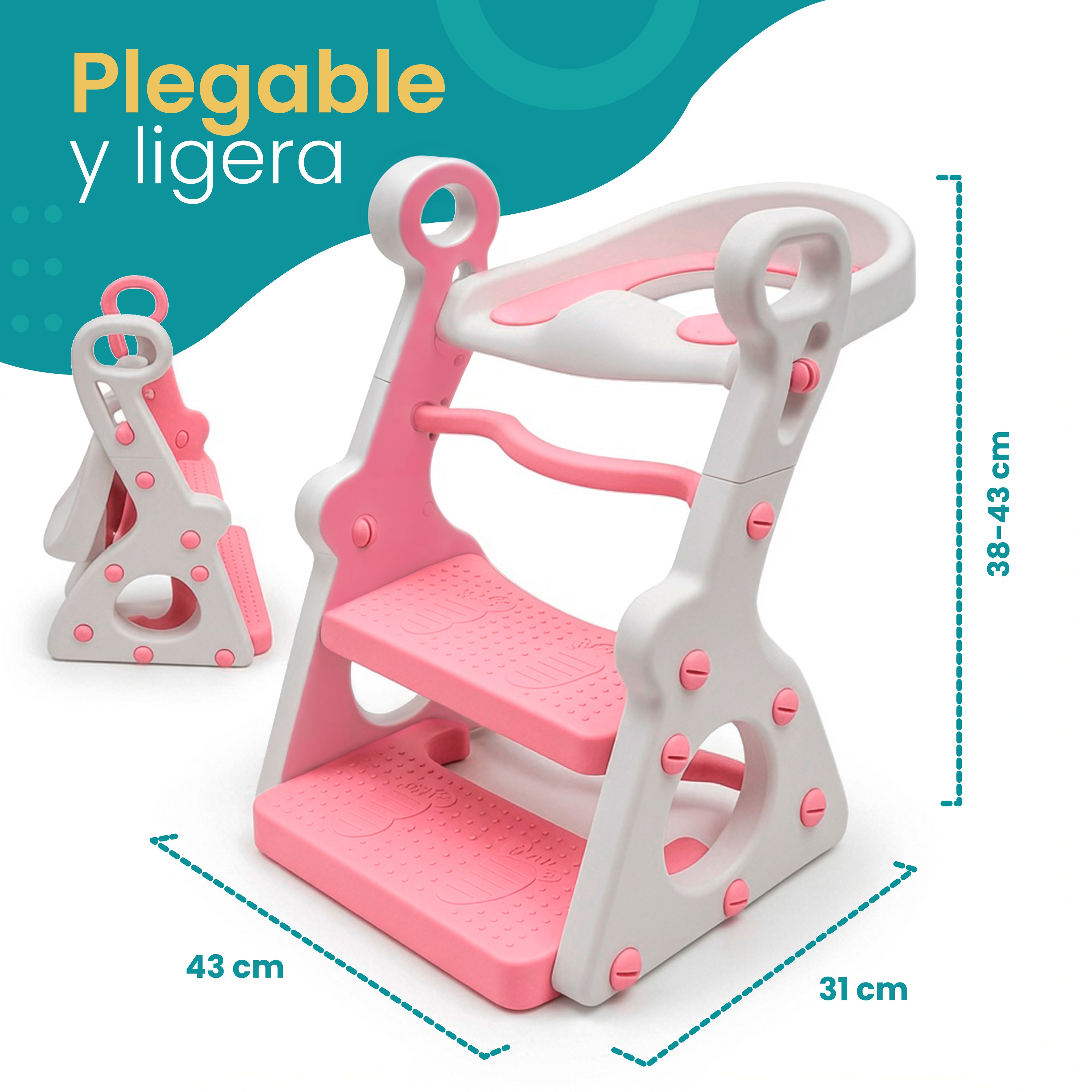 Entrenador Infantil de Baño Poppy 3 en 1