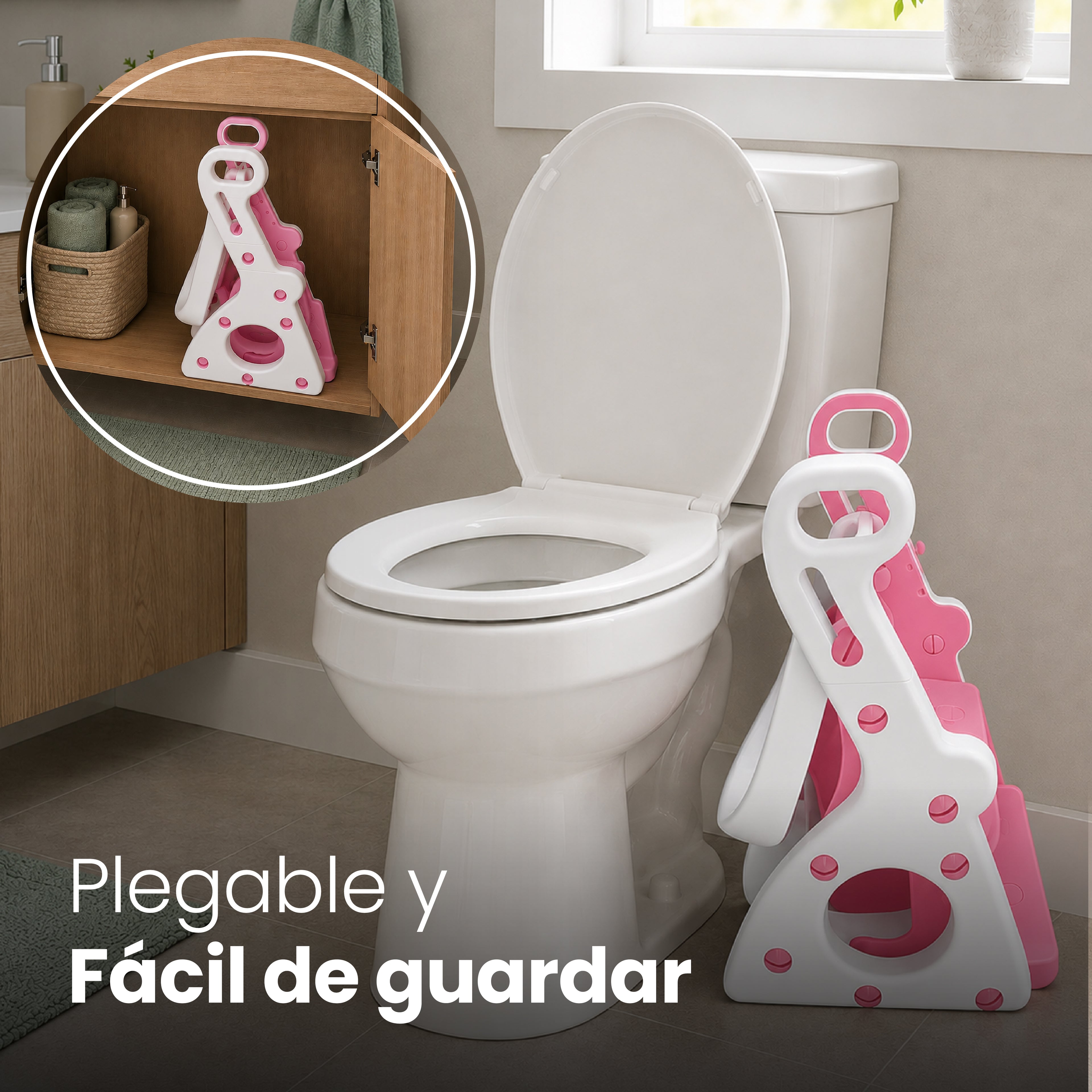 Entrenador Infantil de Baño Poppy 3 en 1
