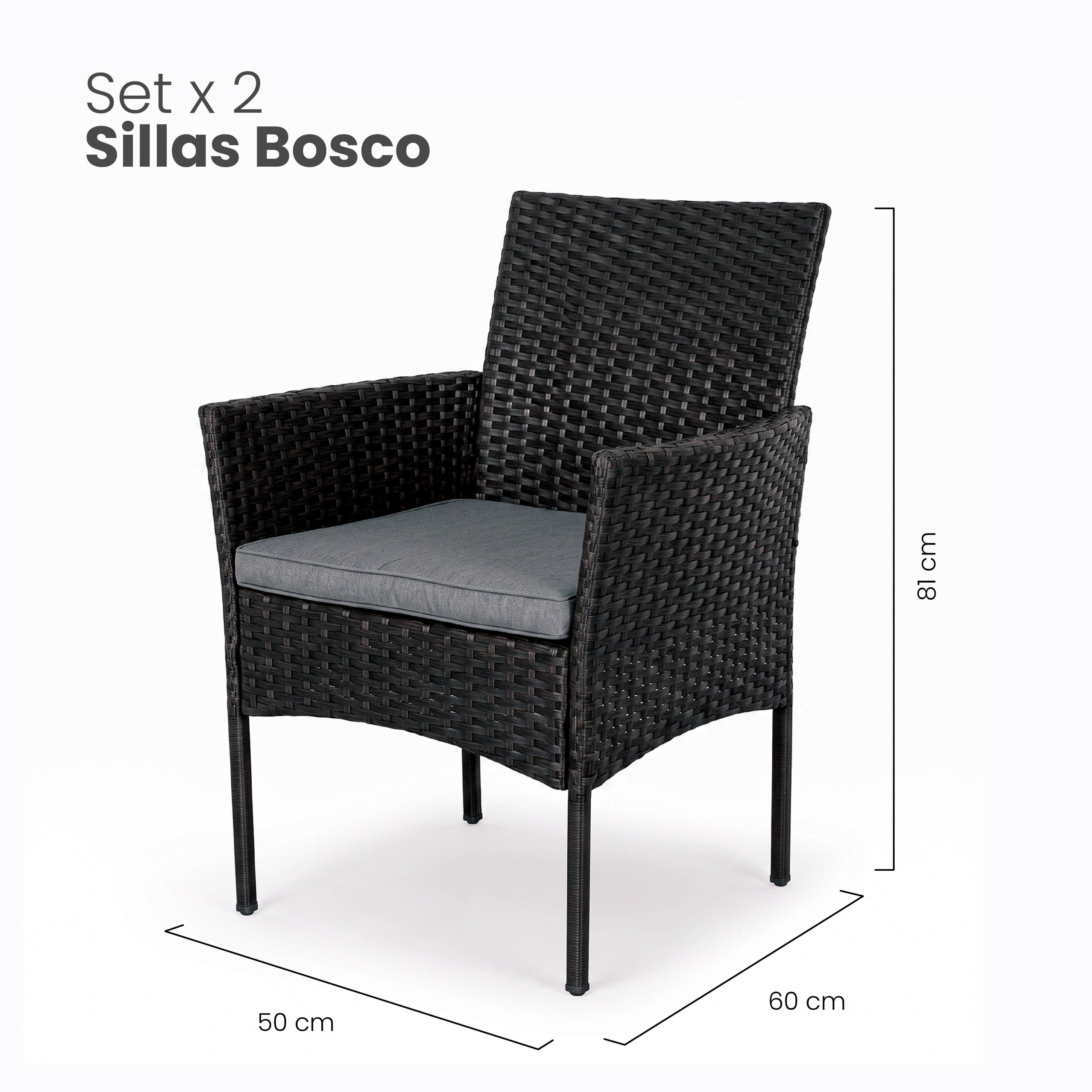 Set de Living Exterior BOSCO - Ratán