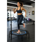 Trampolín Fitness Con Barra