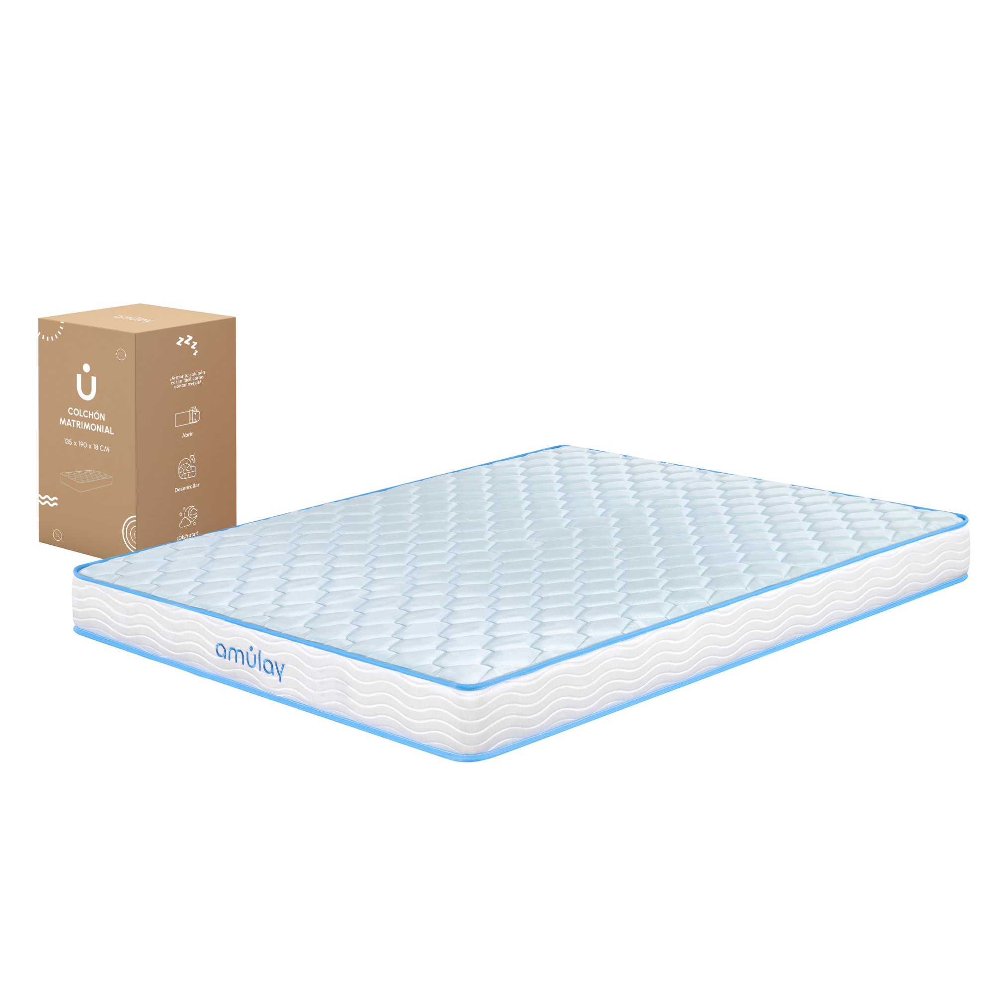 Colchón Firme 2 Plazas 18cm