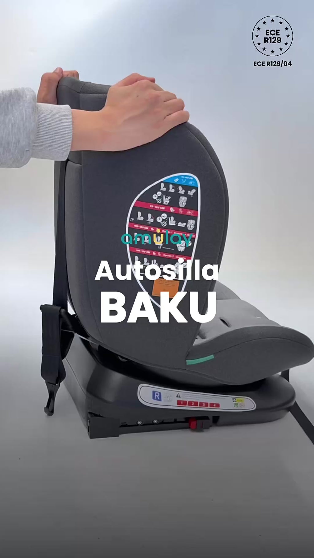 Autoasiento Baku - 360° Isofix i-Size 0 a 12 Años